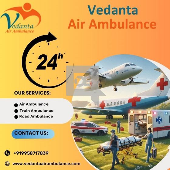 Utilize Vedanta Air Ambulance Service in Bhubaneswar with an ICU