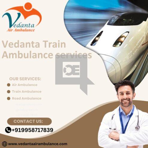 Vedanta provides Train Ambulance Service for any emergency in Patna