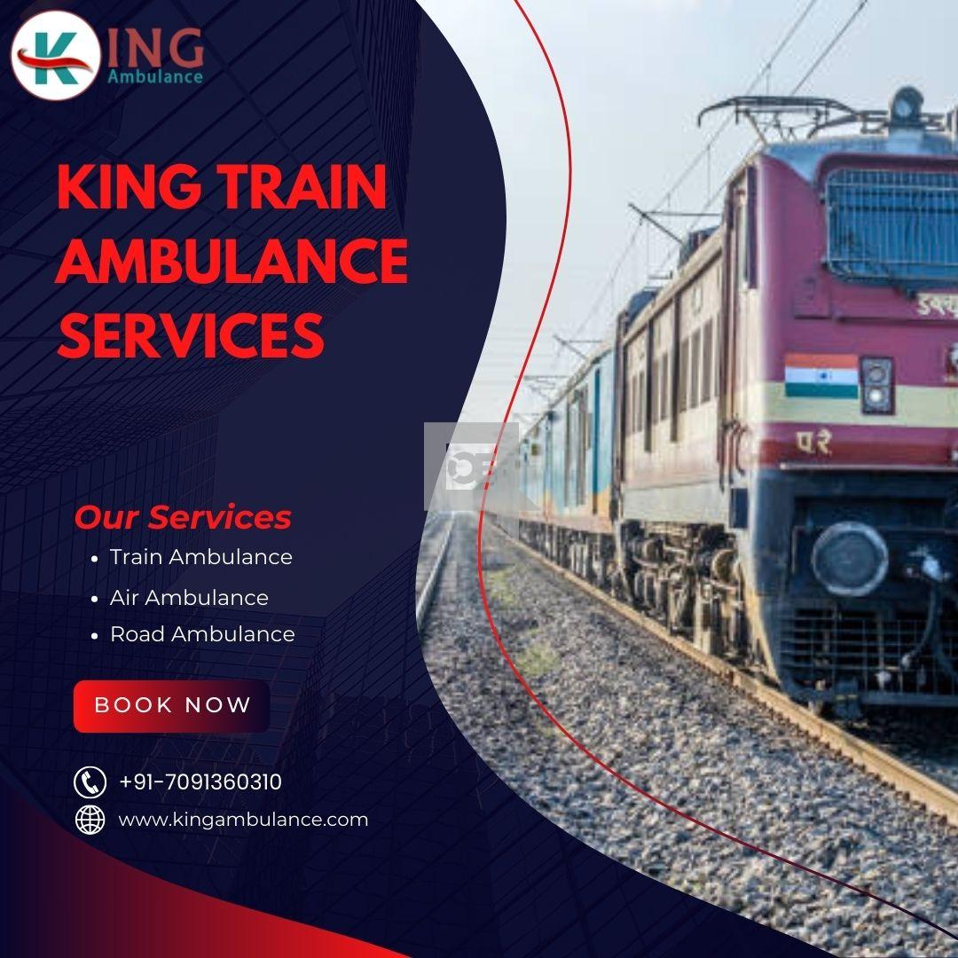 King Train Ambulance Service in Guwahati ensures comfortable travel