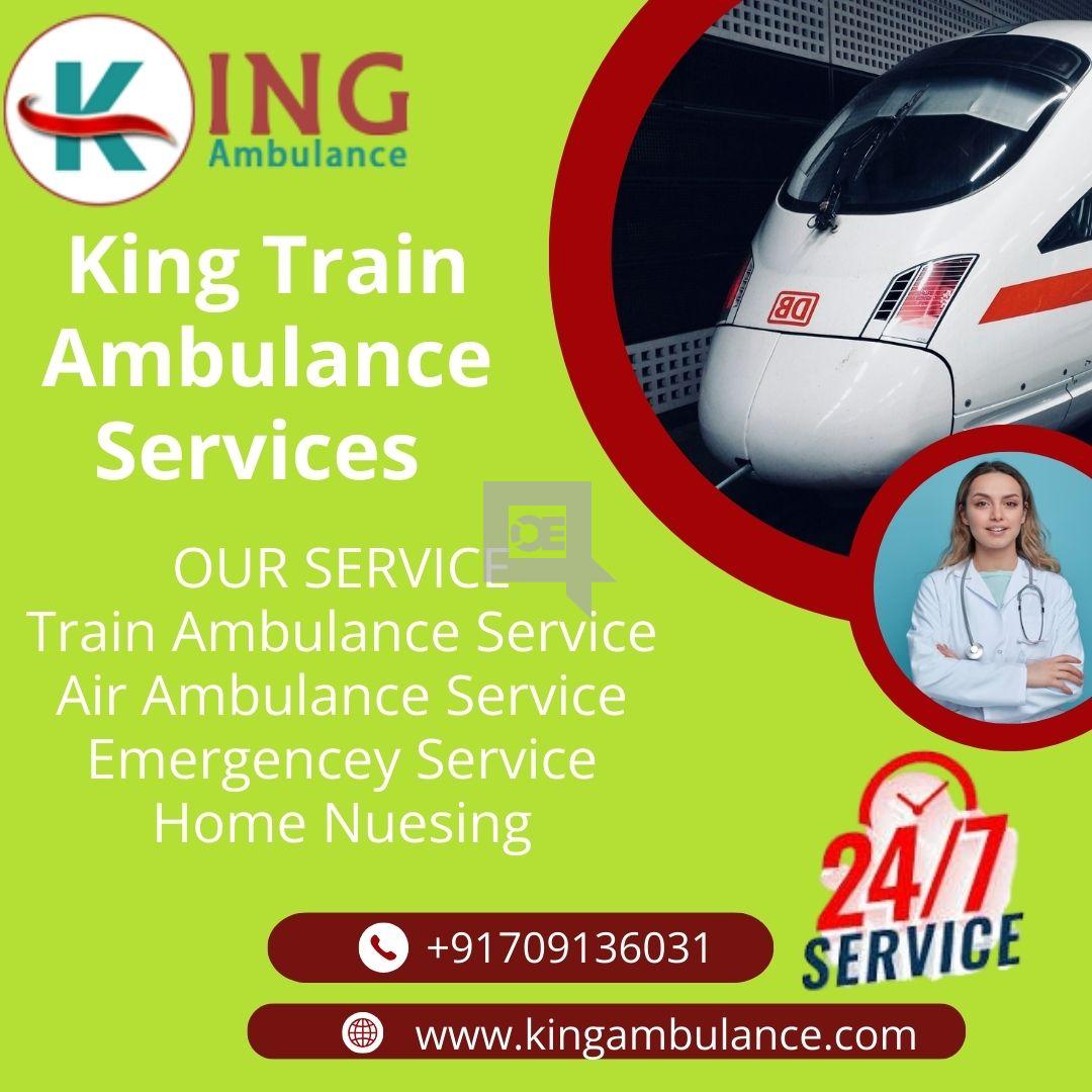 Use King Train Ambulance Service in Lucknow with ICU Setup