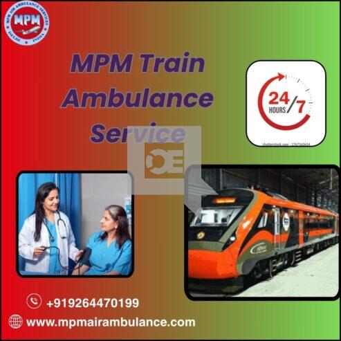 MPM Train Ambulance Service in Indore offers the best medical care