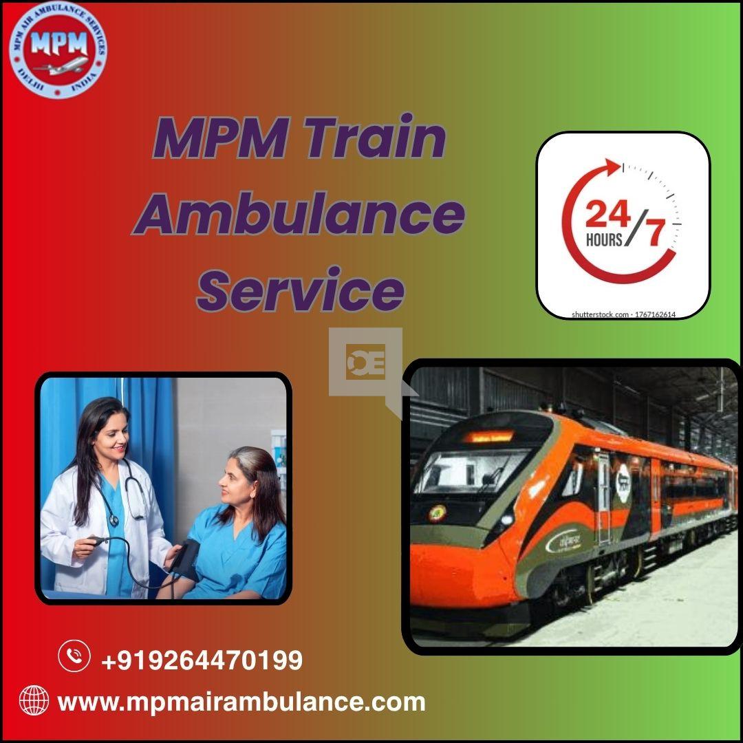 MPM Train Ambulance Service in Indore offers the best medical care