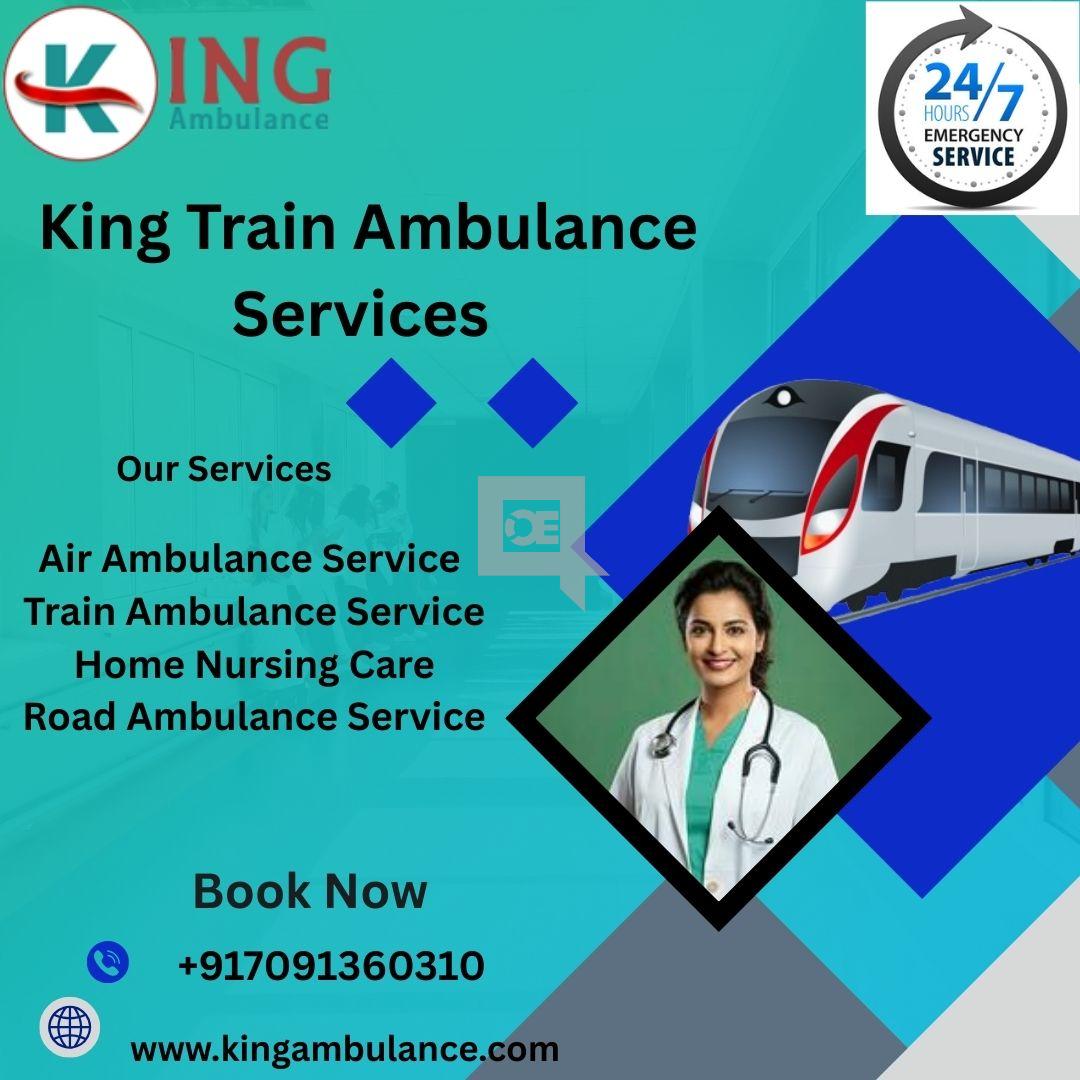 Hire King Train Ambulance in Pune with modern medical tools