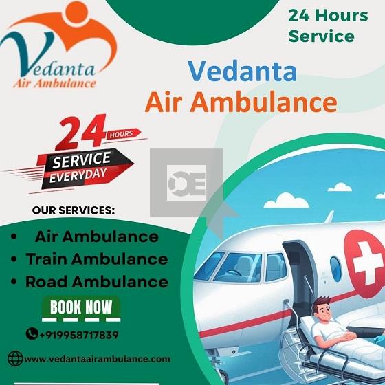 Take the Excellent Vedanta Air Ambulance Service in Bagdogra