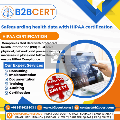 HIPAA Certification in USA – Protect Patient Health Data